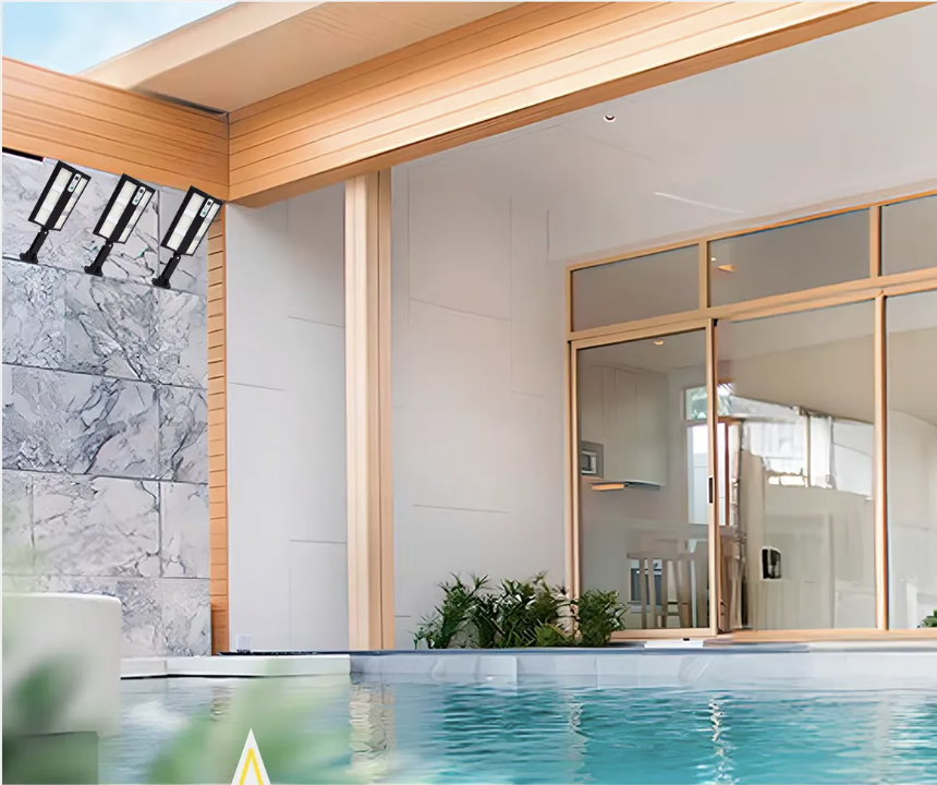 Reflector 6led Para Exterior Con Panel